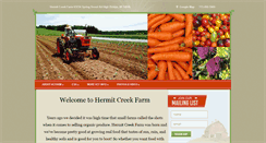 Desktop Screenshot of hermitcreekfarm.com